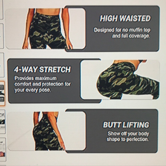 Leggings for Running Cycling Yoga - Picture 5 of 7